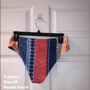 3 piece bathing suit